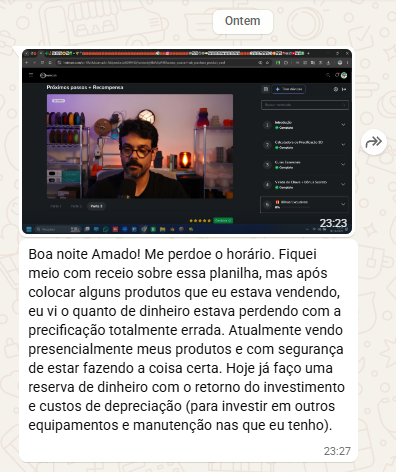 Print do WhatsApp: do receio à segurança na precificação